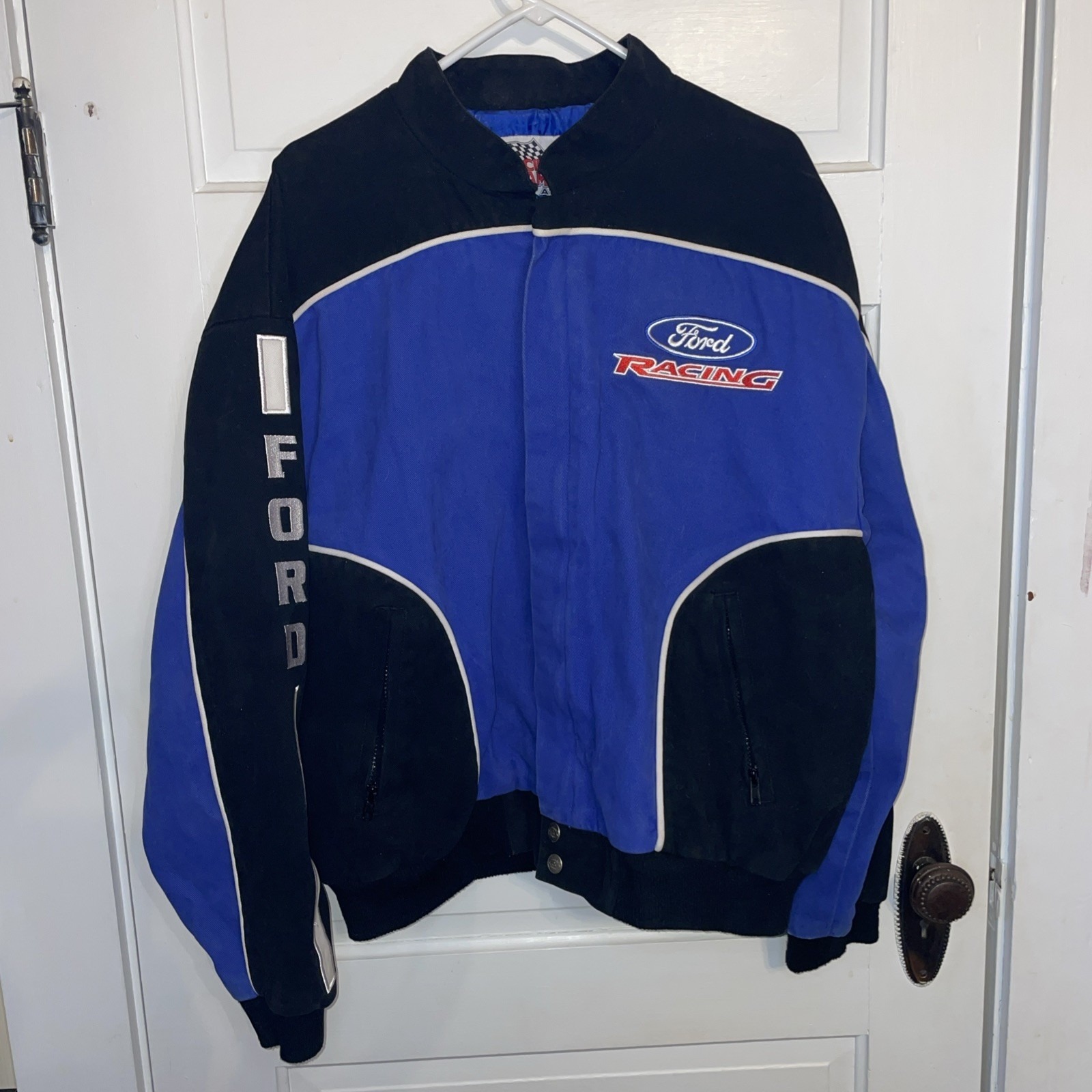 Racing Champions Apparel Ford Nascar Lg Jacket V. Nice Soft Shell (100% Cotton)